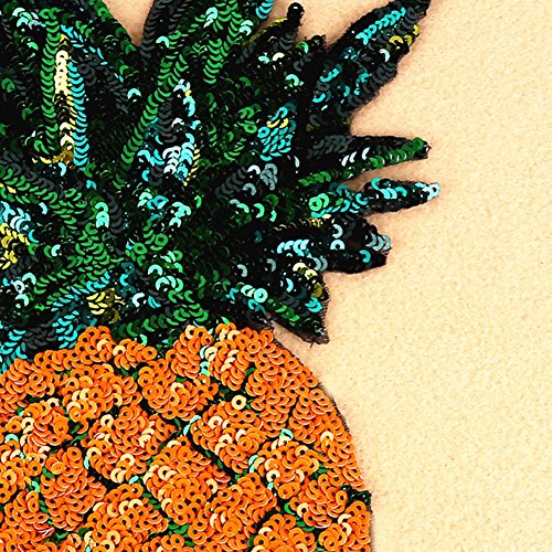 Blue Vessel 1 Stück Ananas Blume Stickerei Nähen Bügeln auf Patches Abzeichen Tasche Applique Kleid T-Shirt Jeans Hut Cheongsam Für Dekor - 5