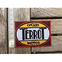 Patch Thermocollant TERROT - Écusson à Coudre Ou à Coller - Décoration Vêtement, Sac - Taille Sur Photo