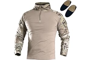 HANSTRONG GEAR H Welt EU Taktisches Jagd Militär Langarm Shirt mit Ellenbogen Pads