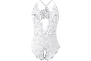 Zilosconcy Nachtwäsche Sexy Damen Push Up BH + Panty Damen Unterwäsche Lingerie Damen Sexy Nachtwäsche Sexy Dessous Damen Für Sex Verführerische Reizvoll Babydoll Sexy Reizwäsche Spitze Bodysuit