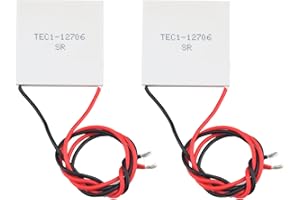 Diymore 2 pièces TEC1-12706 Module Peltier Thermoélectrique Module de Refroidissement Peltier 12V 6A 60W avec Dissipateur The