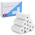 TIATUA 6 Rolls Refill Print Paper for Kids Camera Instant Print,Kids Camera Paper Refill Compatible with Most Kids Instant Camera, Safe and Durable, Ideal Photo Thermal Paper Refill Pack