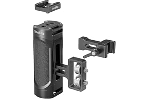 ‎SMALLRIG SMALLRIG Side Handle Uchwyt boczny do Kamery Mini z Opcjami Instalacji śrub NATO i 1/4"-20, dla Lewej i Prawej ręki, z Otworami Gwintowanymi 1/4"-20, Otworami na Pasek na Nadgarstek - 4816