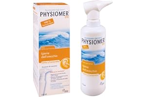 PHYSIOMER Oto Spray per Orecchie - Siero di mare per la detersione e la pulizia quotidiana delle Orecchie - Rimuove l'eccesso di cerume - 115 ml