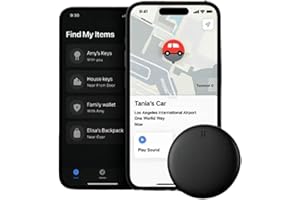 FORBANY Dimova GPS GP90 Dimova GPS Tracker Portable sans abonnement. Tracker précis Compatible avec Les Voitures, Les valises et Les Objets de Valeur, sans abonnement (Android/Apple) (Apple)