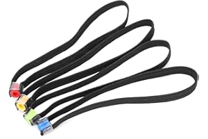 Alomejor 4PCS Fishing Tippet Ring Elastic Fabric Fishing Tippet Spool Ring Fish Wire Loop Tackle Accessory