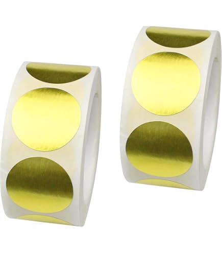 Etui A5 ( 10F ) De 240 Pastilles Gommettes Rondes 30 Mm Orange Fluo