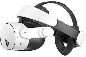 KIWI design H4 Halo Correa para la Cabeza de Confort Compatible con Meta Quest 3/Quest 3S, Acreditada por Meta, Correa para la Cabeza Ligera sin Batería