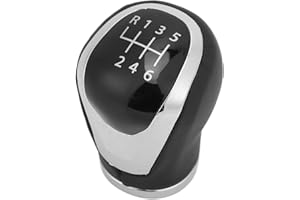 RUIRUIY Pomello del Cambio a 6 Marce,Leva del Cambio a 6 Marce Sostituzione Manuale per Nissan Qashqai J11 X-Trail T32