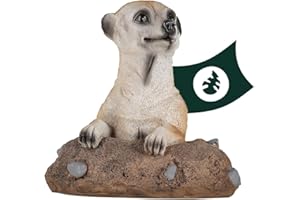 VERDOBA - Adornos Jardin Exterior Suricato en hoyo, Resina sintética - Figuras Jardin Exterior Grande Resistentes a la Intemperie - Figura Jardin Pintada a Mano - Figura Decorativa jardín Exterior