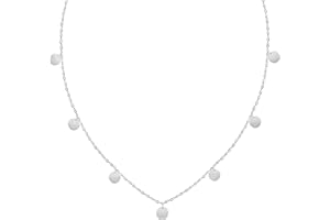 BONNYBIRD® Kette mit Plättchen BonnyCoin - Premium Halskette Damen aus Edelstahl, 100% Wasserfest, Hautverträglich & Langlebig