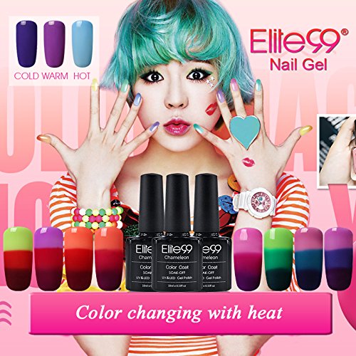 Elite99 Thermo UV Nagellack Nail Gel Polish Chamaeleon Farbwechselnd Nagelgel NEU (1x10ML) - 5