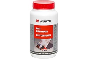 WURTH Rust converter, 1000 ml, environmentally friendly rust converter on dispersion basis.