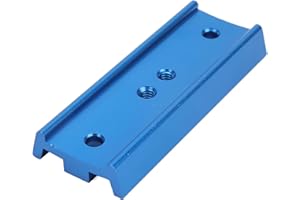 CICIGLOW Piastra di Montaggio del Telescopio con Piastra a Coda di Rondine da 4,25 Pollici per Treppiede Equatoriale (Blu)