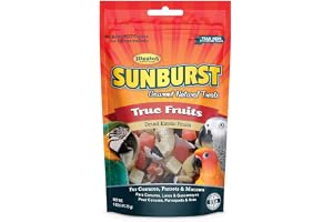 Higgins Sunburst True Fruits Gourmet Natural Treats for Bird - 5OZ