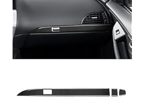 KUNGKIC Lot de 2 bandes de protection en fibre de carbone pour BMW Série 6 E63 E64 2004 2005 2006 2007 2008 2009 2010