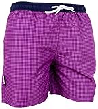 Pantalón interior así como los dos bolsillos de pantalón el bañador para hombres son de tejido resistente al rasgado Red con costura doble
