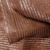  ELJQI 50x1,5M Malla De Sombreo 90% Ocultacion-Ancho 1,50 Metros, Color Marrón