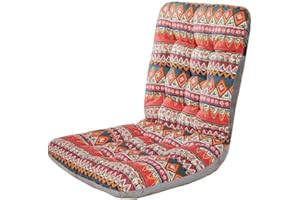 JORTUIO Pack 2/4/6 Cojines para Silla con Respaldo ,Cojín de Silla Oficina ,Cojines para Silla de Terraza Acolchados,para Gaming,Mecedora,Terraza,Ruedas,Exterior Jardin ( Color : U , Size : 35*45*57cm1pc )