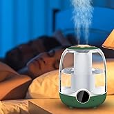 Coverzone 3 Liter Volume Humidifier Steam Machine Humidifier Aroma Therapy Diffuser 3000 Ml Capacity 21x16 cm Home Office Sp