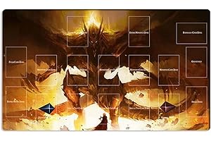 Mlikemat New Playmat The Winged Dragon of Ra TCG CCG Trading Card Game Mat + Free Bag (ZD014-902-A)