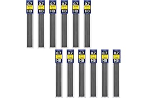 WBZOWRB Recambios para portaminas 0,7 Recambios para portaminas Recambios para portaminas automáticos Repuestos para lápiz de carpintero para escribir, 144 piezas