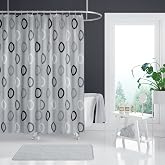 Tropik Zethome Banyo Duş Perdesi 5033 &Ccedil;ift Kanat Gri 2x120x200