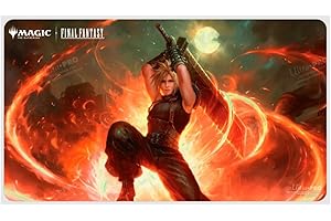 Ultra PRO - Final Fantasy x Universes Beyond Cloud, Midgar Mercenary (Commander) Playmat for Magic: The Gathering | Card Game Playmat, Final Fantasy Collectibles, Desk Mat Mousepad