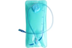 FUIPVGI Sacca di idratazione da 3 l, in TPU, a prova di perdite, serbatoio da viaggio sportivo, ricambio per escursionismo, campeggio, corsa, ciclismo