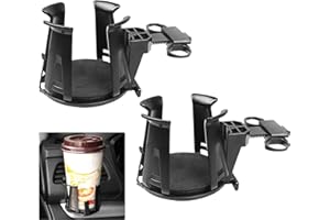 EACHPT Car Cup Holder, 2Pcs Car Air Vent Cup Holder, Universal Car Drink Cup Holder for Water Coffee Juice Bottle Stand Compatible Drinks Holder with Most Vehicles