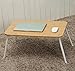 Produktbild CLOTHES- Einfache Und Stilvolle Faltbare Laptop Schreibtisch Kind College Student Studieren Tabelle Outdoor Camping Tisch Sofa Bett Tisch (Farbe : E)