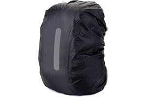 HYCOPROT Parapioggia per Zaino con Strisce Riflettenti, Copertura Antipioggia Impermeabile e Reflective per Zaini, Zaino Parapioggia per Escursionismo, Campeggio, Turismo, Ciclismo