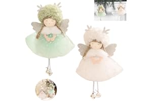 HGSHUO Ángel de Navidad Decoración del Árbol de Navidad Colgantes de Navidad Decoración Navidad Muñecos de Peluche Navideña Regalo