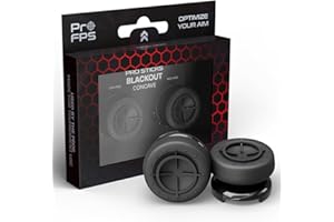 ProFPS Thumbsticks: PS5 & PS4 Accessories - 1 Concave Low & 1 Medium Rise - Enhanced PS5 Controller Sticks for Aimbot Precision - Essential PlayStation 5 & PS4 Accessories for Esports