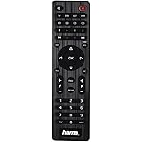 Hama Universal Fernbedienung 4-in-1 (geeignet für bis zu vier Geräte und über 1.000 Marken) schwarz