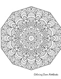 Image de Coloring Cover Notebook (Decagon): Notebook for note taking, writing, research, and journaling with coloring design on cover for therapy, inner peace,