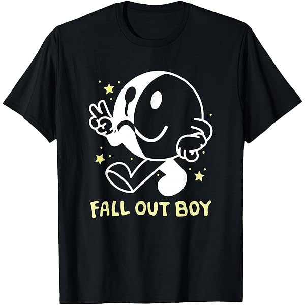 Fall Out Boy - Vintage Photo T-Shirt : Amazon.co.uk: Fashion