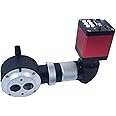 Saidevi Medicams Beam Splitter with C-Mount Adapter Compatible with Zeiss-Type, Topcon, Labomed Operating Microscope, Slit Lamps with Full HD HDMI/VGA 13 Megapixel Camera