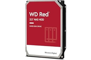 WESTERN DIGITAL WD Red 6TB NAS 3.5" Internal Hard Drive - 5400 RPM Class, SATA 6 Gb/s, SMR, 256MB Cache