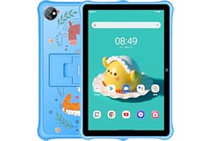 Blackview Tab A7 Kids 12 Tablet z systemem Android 10,1 cala z wyświetlaczem HD+ IPS, czterordzeniowy 5 GB + 64 GB (1TB zewnętrzna karta SD), bateria 6580 mAh, aparat 5MP+2MP, WiFi, Bluetooth,