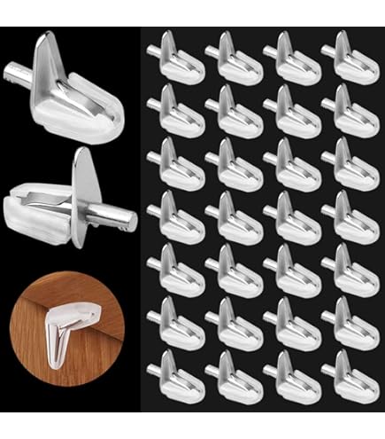 DURALINE Plankdrager Clip glas vierkant, 2 stuks kopen