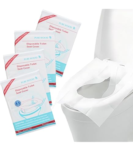 Coprisedili WC Usa E Getta - Igienici E Smaltibili, Confezione Da 50 Pezzi - Foto 10