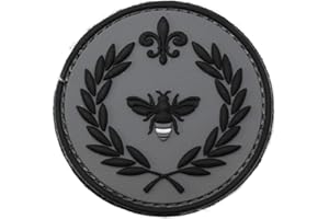 TOPT MILI napoleon bonaparte abeille embleme drapeau france noir francais lys empereur empire ecusson pvc relief 6cm patche insigne corse