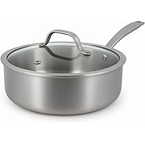 MENASTYL - Poêle Inox 30 Cm Trinox Tous Feux Dont Induction