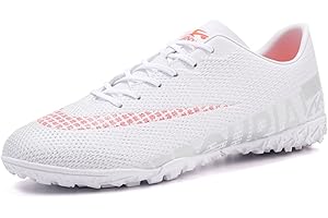 XINGHUANHUA Scarpe da Calcio Scarpe da Calcio Unisex per Ragazzi Scarpe da Calcio Basse per Bambini All'aperto Adatto per Erba Sintetica AG