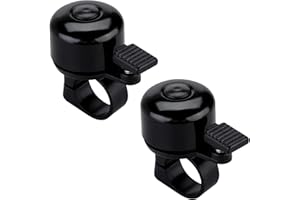 JFmall Bike Bell Bicycle Bell with Loud Crisp Clear Sound, Road and Mountain Bike Bell Adults Kids-2 pack