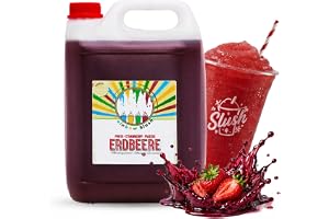 Regnbåge slush-sirap jordgubbe AZO fri glycerinfri 1:5 koncentrat för slush-maskin Slushy Maker glassmaskin Slush-glass dryckesssirap