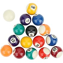 Pallina Da Biliardo Singola Da 1 1/2" (38 Mm) – Ricambio Per Biliardo Americano O Inglese