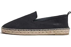 FRED MARTIN COLLECTION, Herren Espadrilles aus Wildleder mit Jutesohle und Lederausstattung