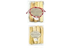 ARANA'S - Palo santo para quemar - Incienso natural - Madera sagrada 100% natural de Peru - Aleja energías negativas y atrae las positivas - Palo santo primera calidad - Amuletos de la suerte (2 Pack)